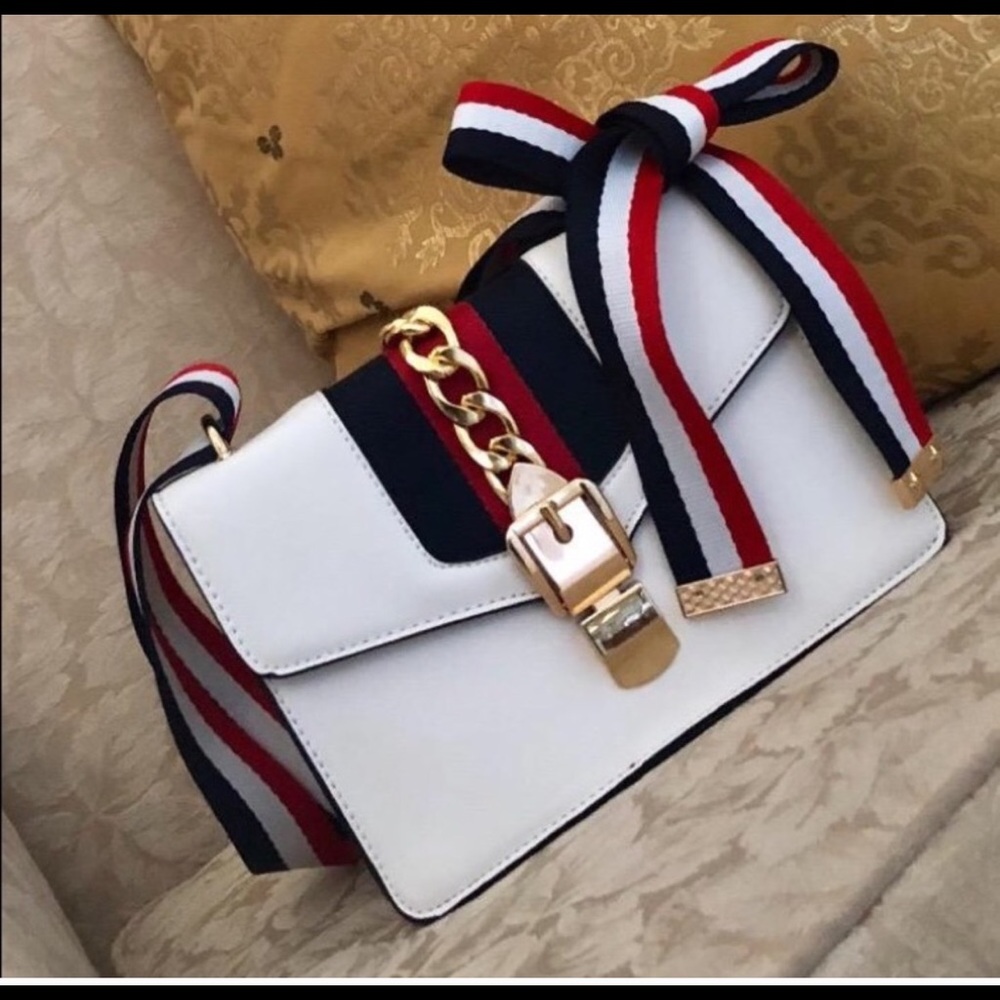 Leather crossbody bag Handbag celebrity runway